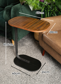 Occasional Wood Finish Side-Table