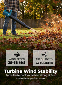 Homelya 3800W Cordless Leaf Blower