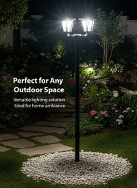3-in-1 Solar Double Security Garden Light