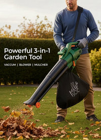 3 in 1 Leaf Blower, Vacuum & Mulcher 3 in 1 Leaf Blower, Vacuum & Mulcher