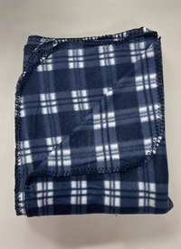 Polar Checkered Fleece Throw 
