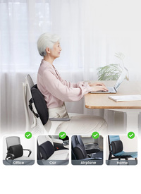 Cooling Gel Memory Foam Lumbar Support Cushion