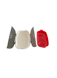 2-in-1 Fish and Vegetable Microwave Steamer