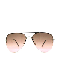 Aviator Half Rim Style Sunglasses 