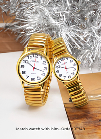 Ladies Expanding Watch With Easy Read Di 