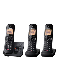 Panasonic Digital Cordless (DECT) Phone Triple Handsets