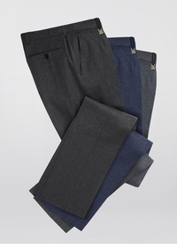 Everyday single Pleat Classic Trousers 