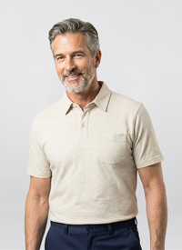 Marl Tipped Classic Polo Shirt 