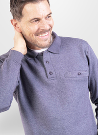 Fleece Lined 3 Button Polo 
