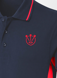Embroidered Sports Polo Shirt 