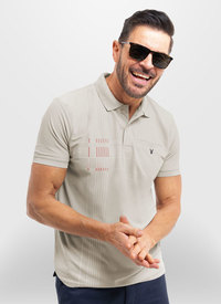 Stripe Design Polo 
