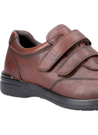 Mens Soft Leather Double Touch fastening 