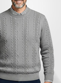 Cable Knit Crew Neck Jumper 