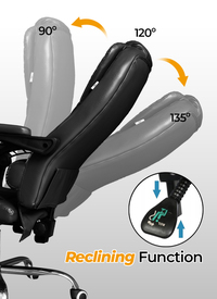 First Class Office Recliner and Footstool