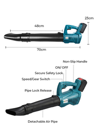 Homelya 3800W Cordless Leaf Blower