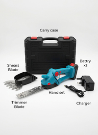 2 In 1 Cordless Shrub and Grass Shear