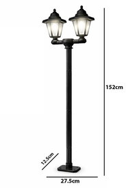 3-in-1 Solar Double Security Garden Light