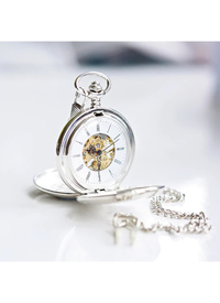 DUAL OPEN POCKET WATCH - OWN HANDWRITING