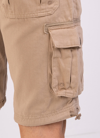 Drawstring Waist Cargo Short 