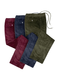 Elasticated Waist Cord Trousers Elasticated Waist Cord Trousers