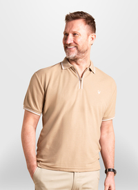 Wells 1/4 Zip Polo Shirt 