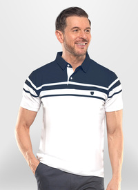 Striped Comfort Leisure Polo 