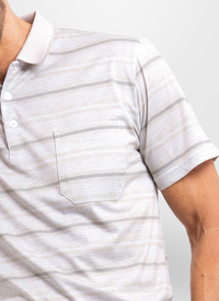 Pique Collared Design Polo 