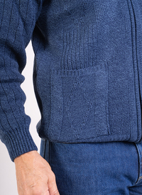 Diamond Design Full Zip Cardigan Diamond Design Full Zip Cardigan