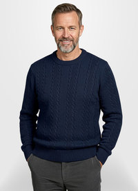Cable Knit Crew Neck Jumper 