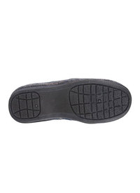 Navy Herringbone Textile Slippers Navy Herringbone Textile Slippers