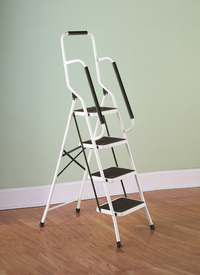 Step Ladder with Safety Handles 